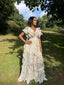 Meadow Country Maxi Ruffle Dress