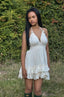 Halter Neck Babydoll Mini Dress