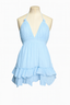 Halter Neck Babydoll Mini Dress