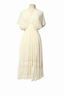 Alanis cream cotton dress
